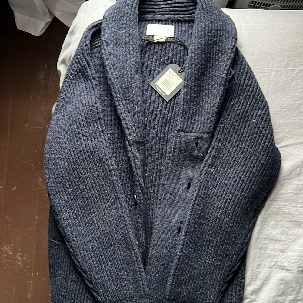 NWT Filson Bristol Cardigan - Medium - Dark Navy Heather